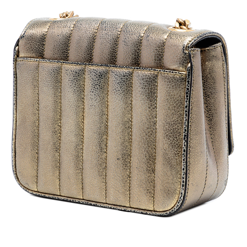 Small Metallic Grain De Poudre Monogram Vicky Chain Bag - Image 2