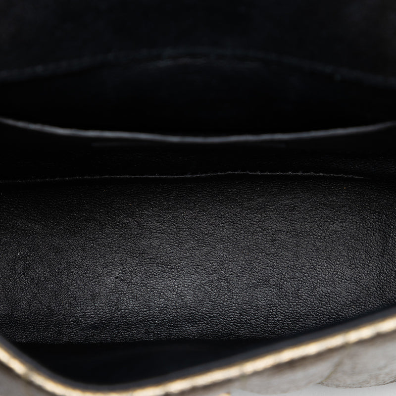 Small Metallic Grain De Poudre Monogram Vicky Chain Bag - Image 4