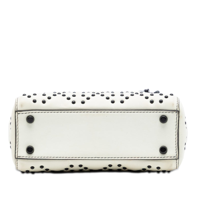 Mini Ultra Matte Calfskin Cannage Studded Supple Lady Dior - Image 3