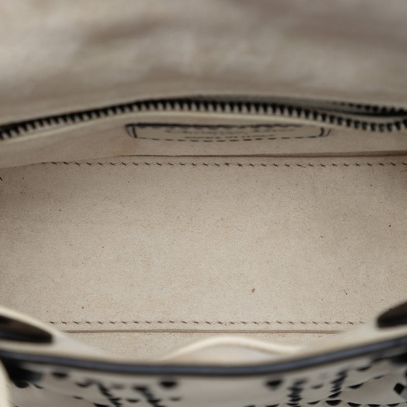 Mini Ultra Matte Calfskin Cannage Studded Supple Lady Dior - Image 4