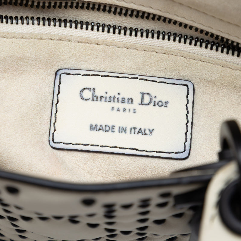 Mini Ultra Matte Calfskin Cannage Studded Supple Lady Dior - Image 5