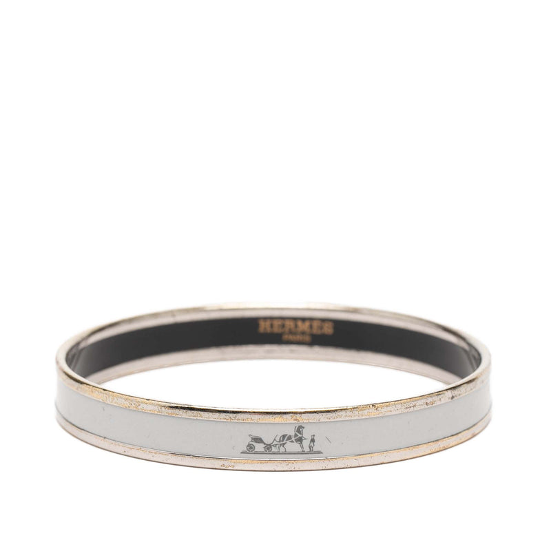 Narrow Caleche Enamel Bangle 70