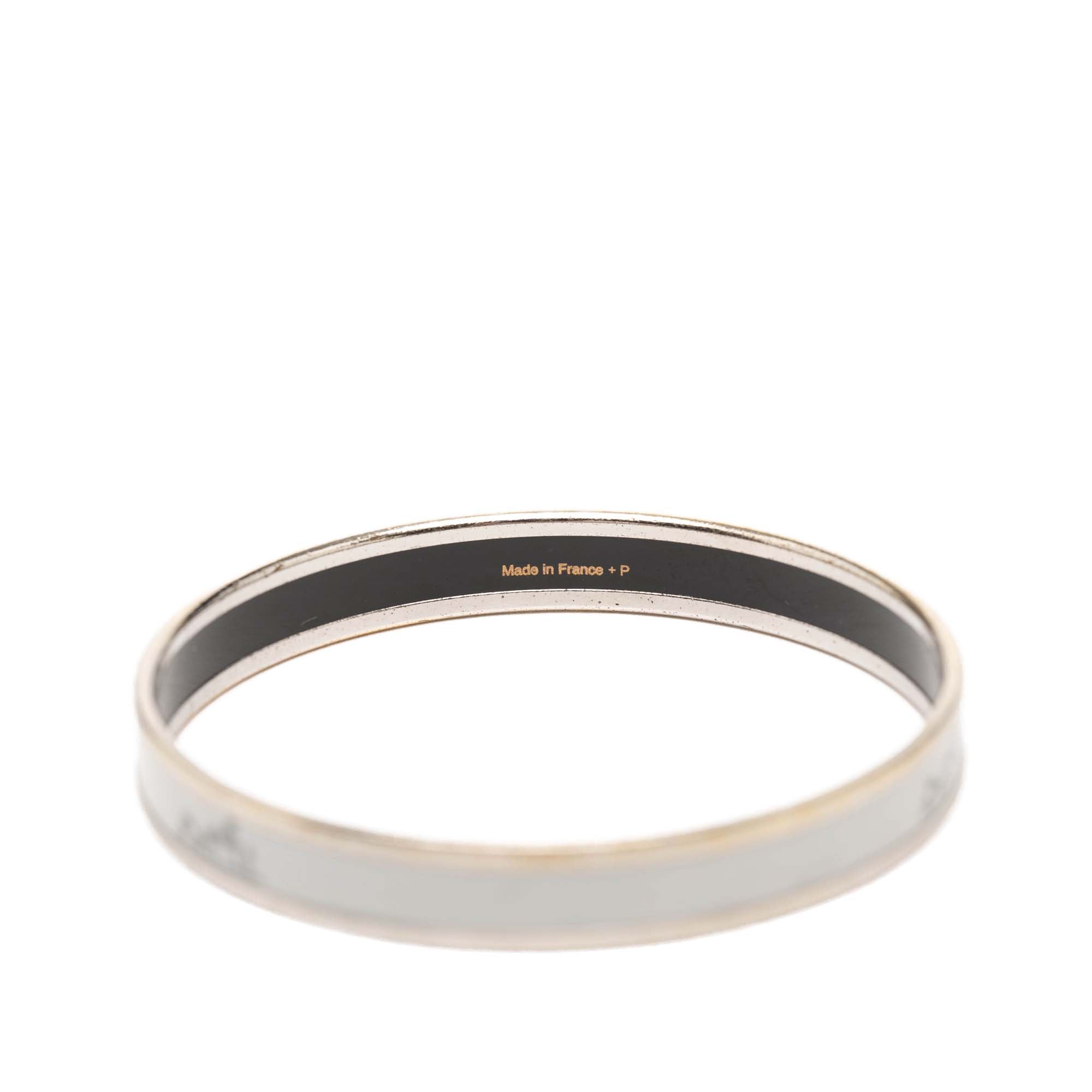 Narrow Caleche Enamel Bangle 70 - Image 4