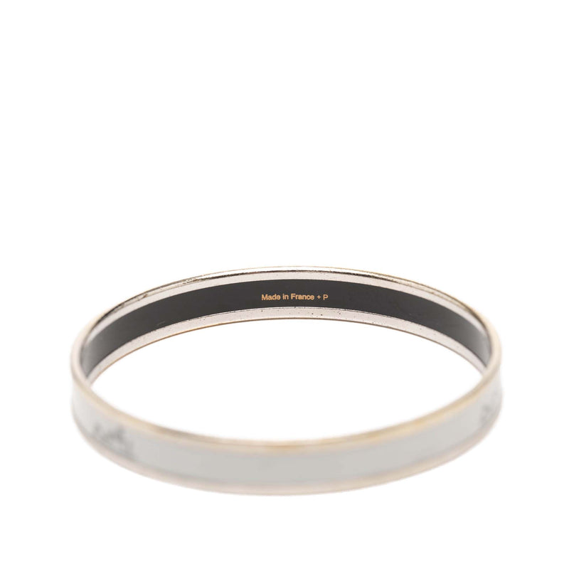 Narrow Caleche Enamel Bangle 70 - Image 4