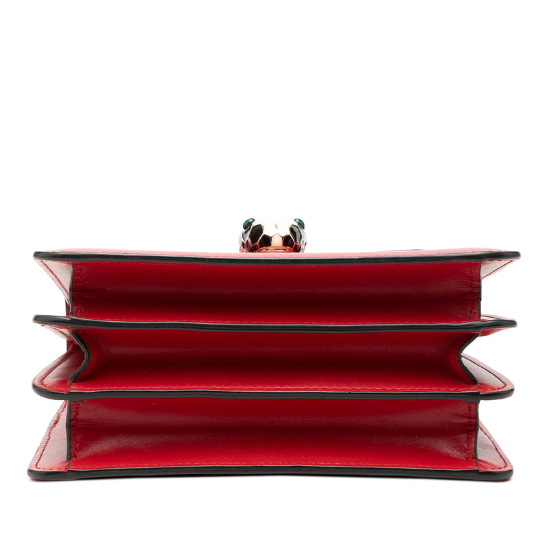 Small Calfskin Serpenti Forever Top Handle Bag - Image 3