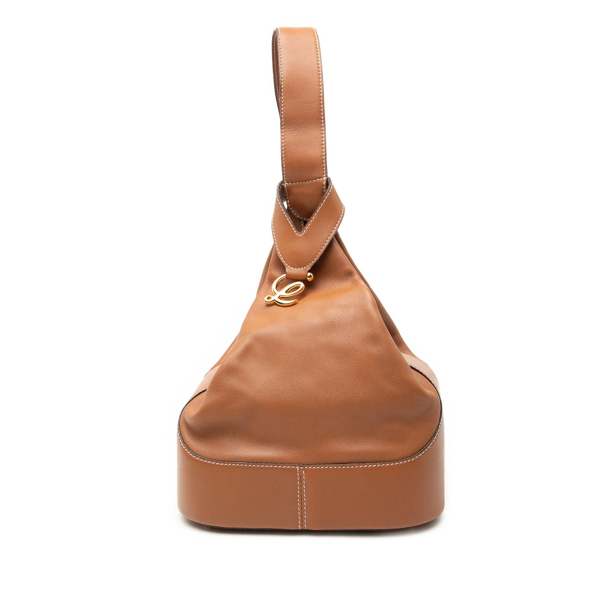 Leather Anton Triangle Backpack - Image 1
