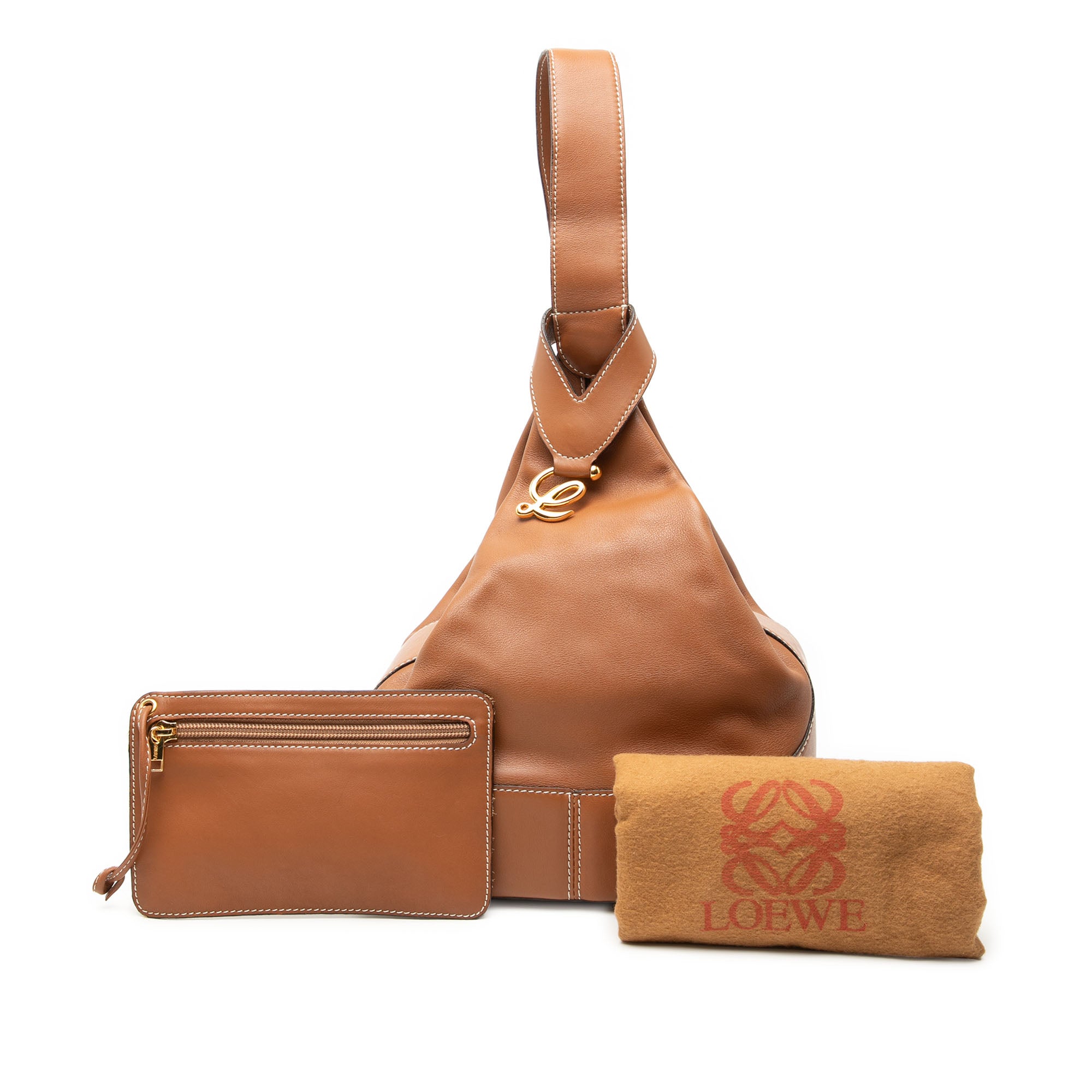 Leather Anton Triangle Backpack - Image 7