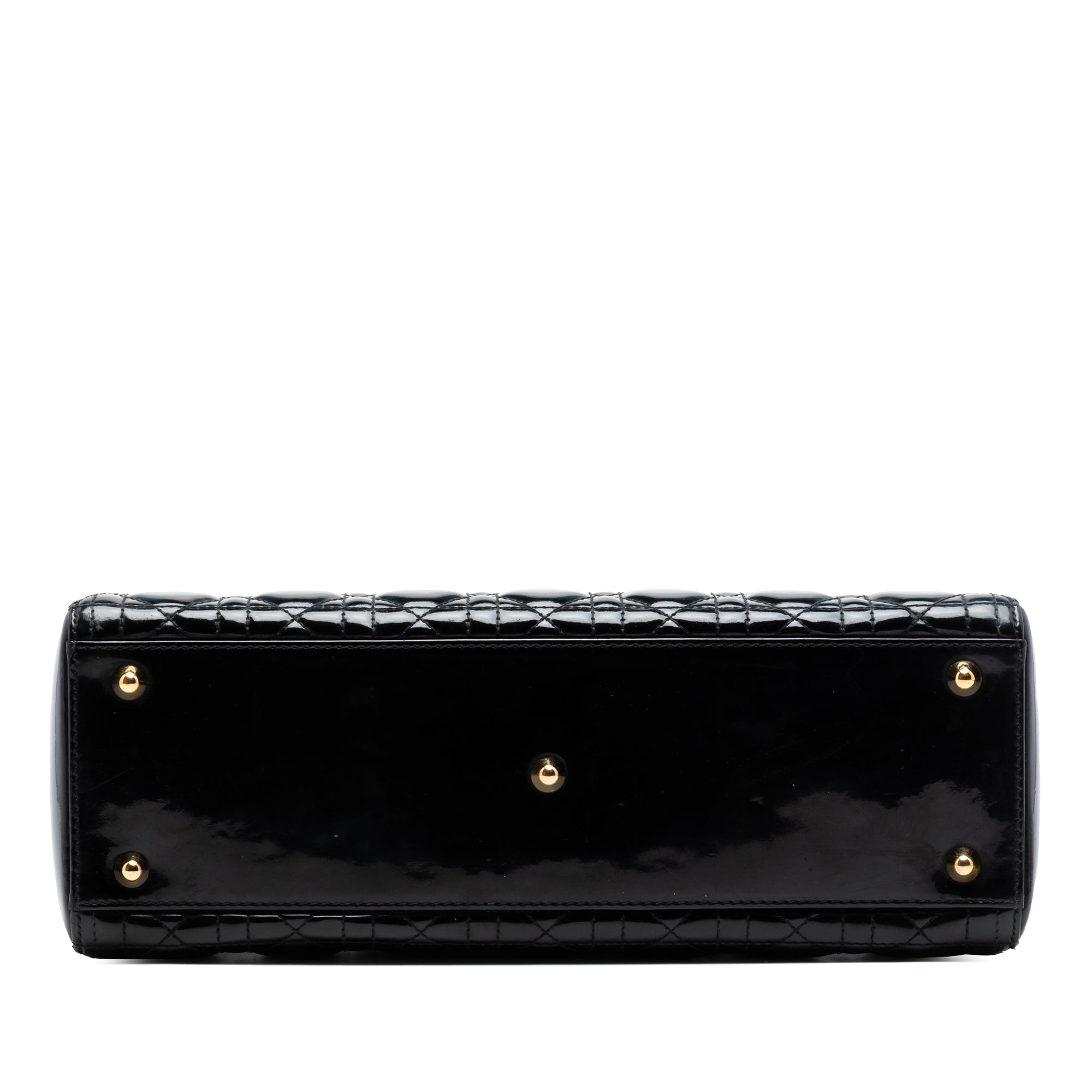 Large Patent Cannage Lady Dior - Image 3