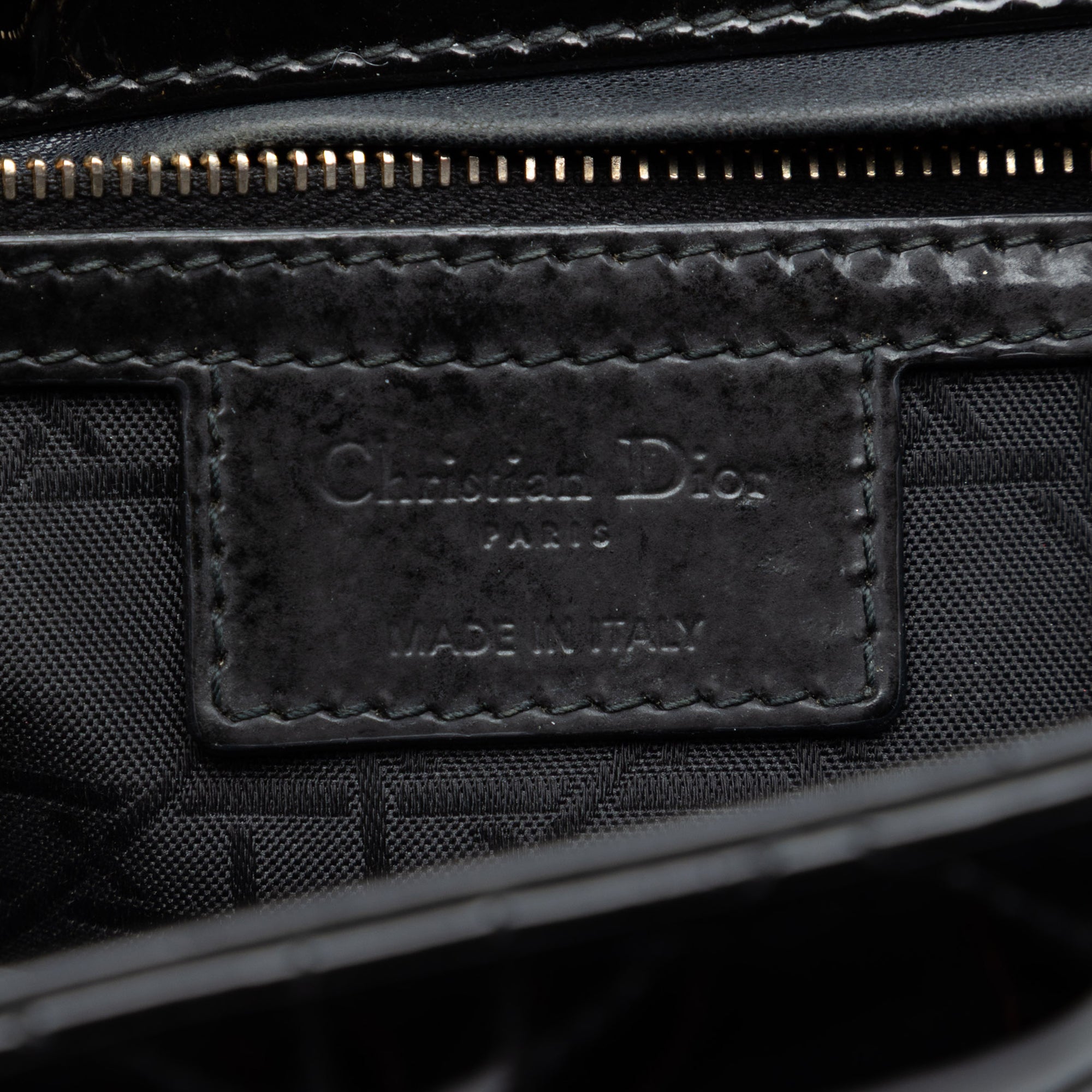 Large Patent Cannage Lady Dior - Image 5