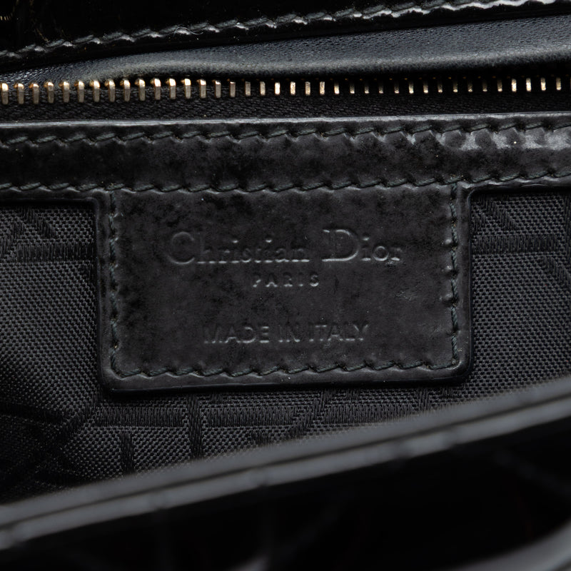Large Patent Cannage Lady Dior - Image 5