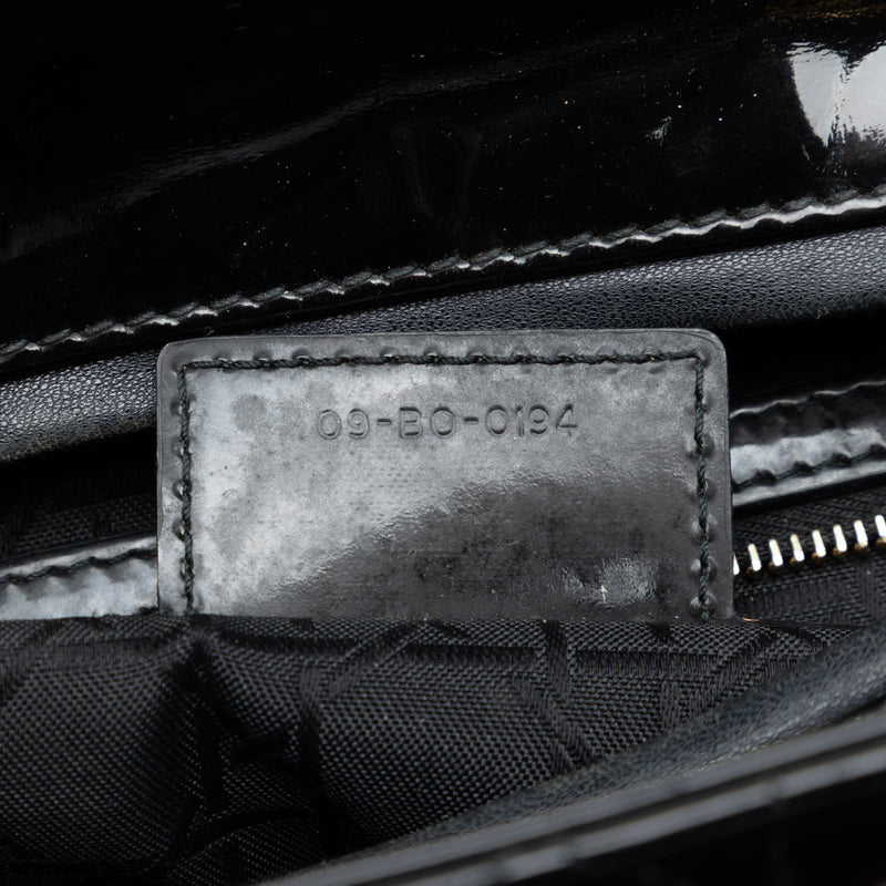 Large Patent Cannage Lady Dior - Image 6