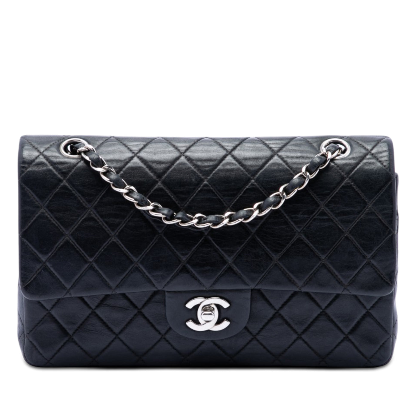 Medium Classic Lambskin Double Flap - Image 1