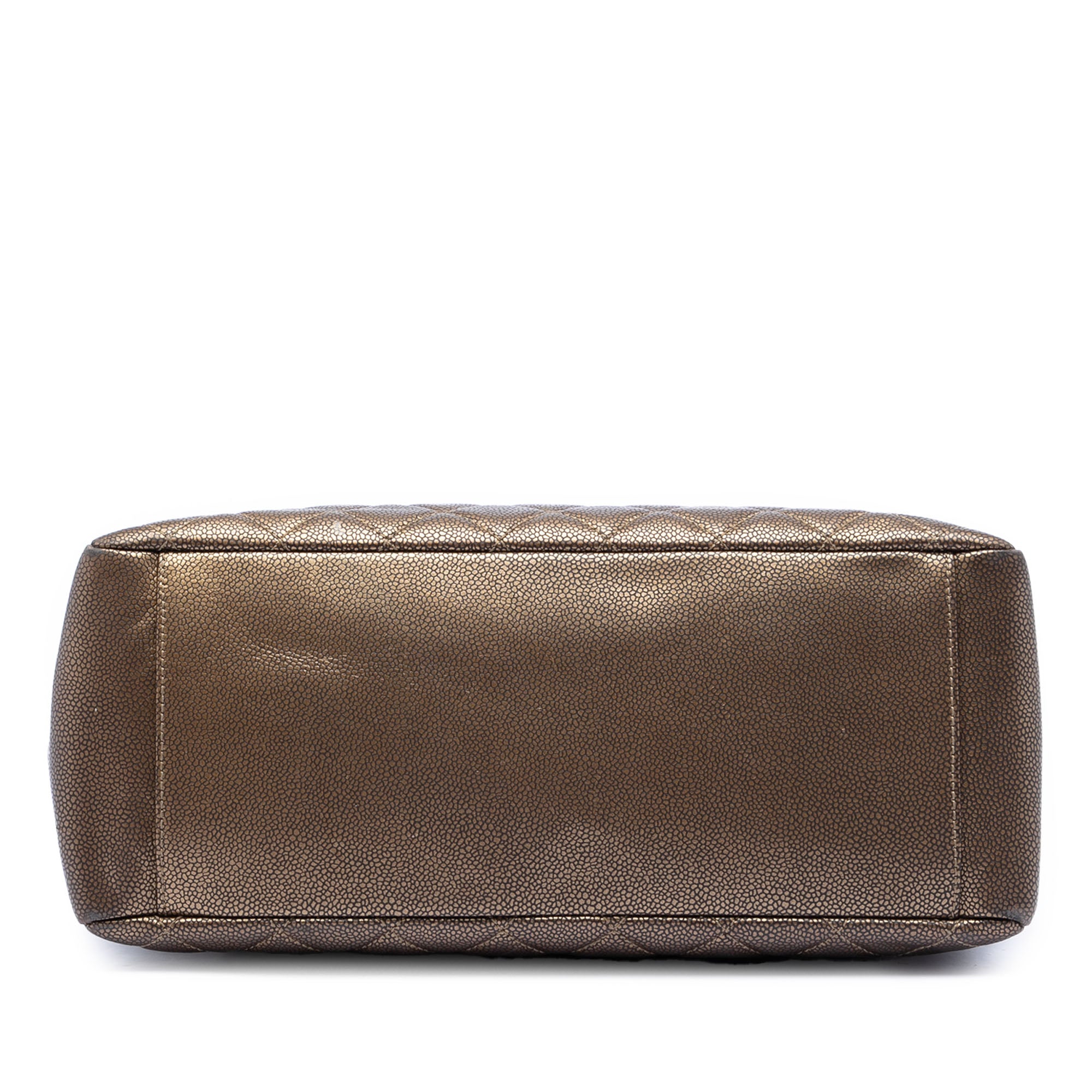 Metallic Caviar Grand Shopping Tote - Image 3