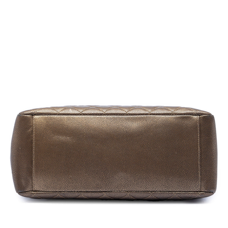 Metallic Caviar Grand Shopping Tote - Image 3