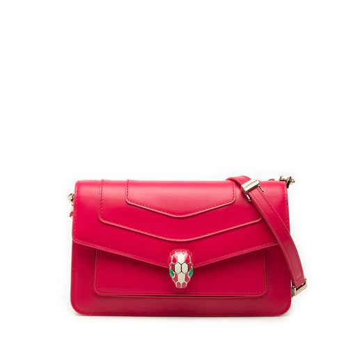 Calfskin Serpenti Forever East West Shoulder Bag - Image 1