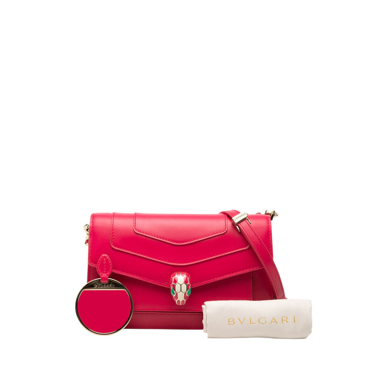 Calfskin Serpenti Forever East West Shoulder Bag - Image 7
