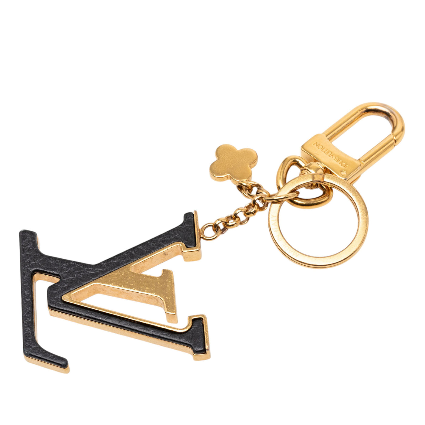 Gold Plated Capucines Key Ring and Bag Charm - Image 1