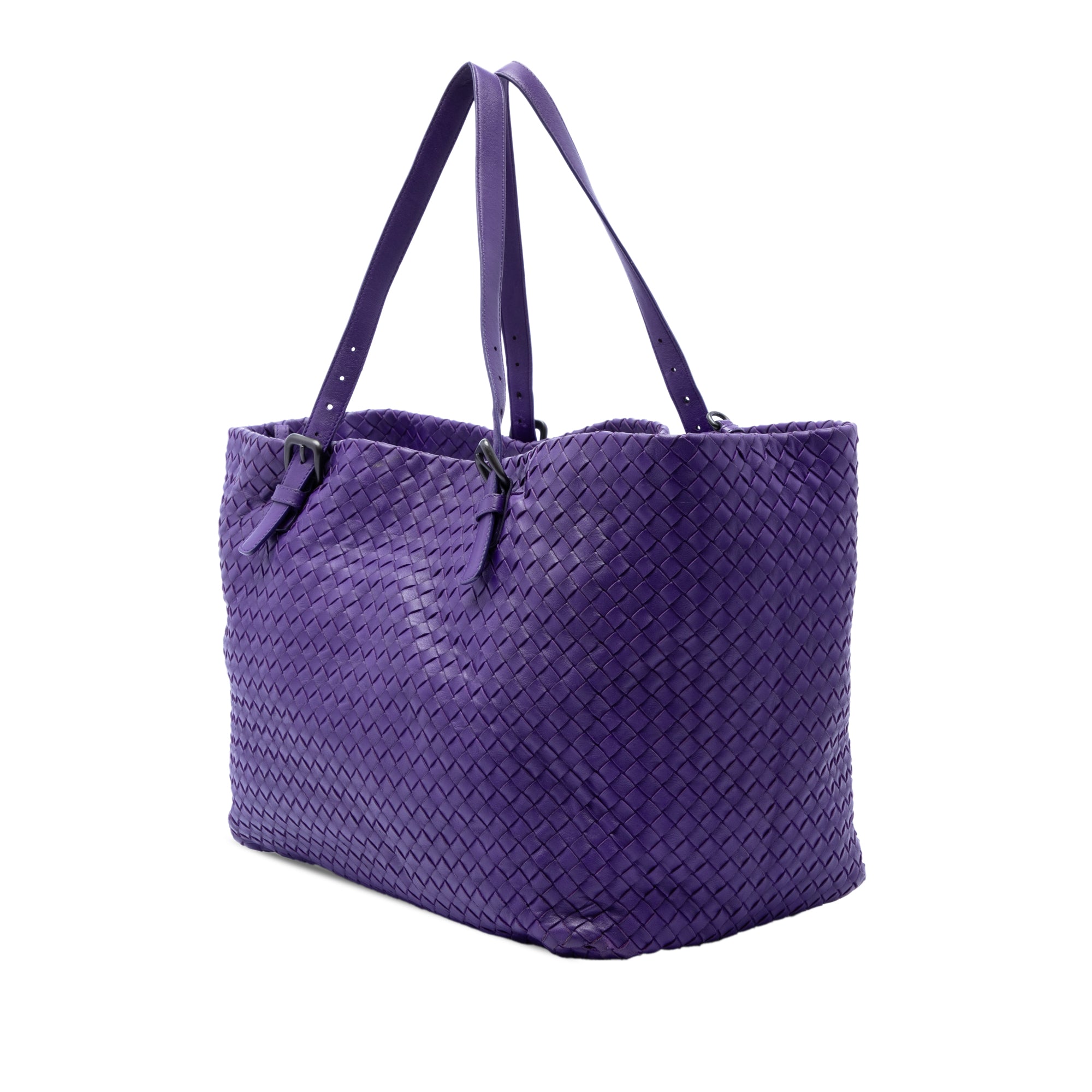 Large Nappa Intrecciato Cesta Tote - Image 2
