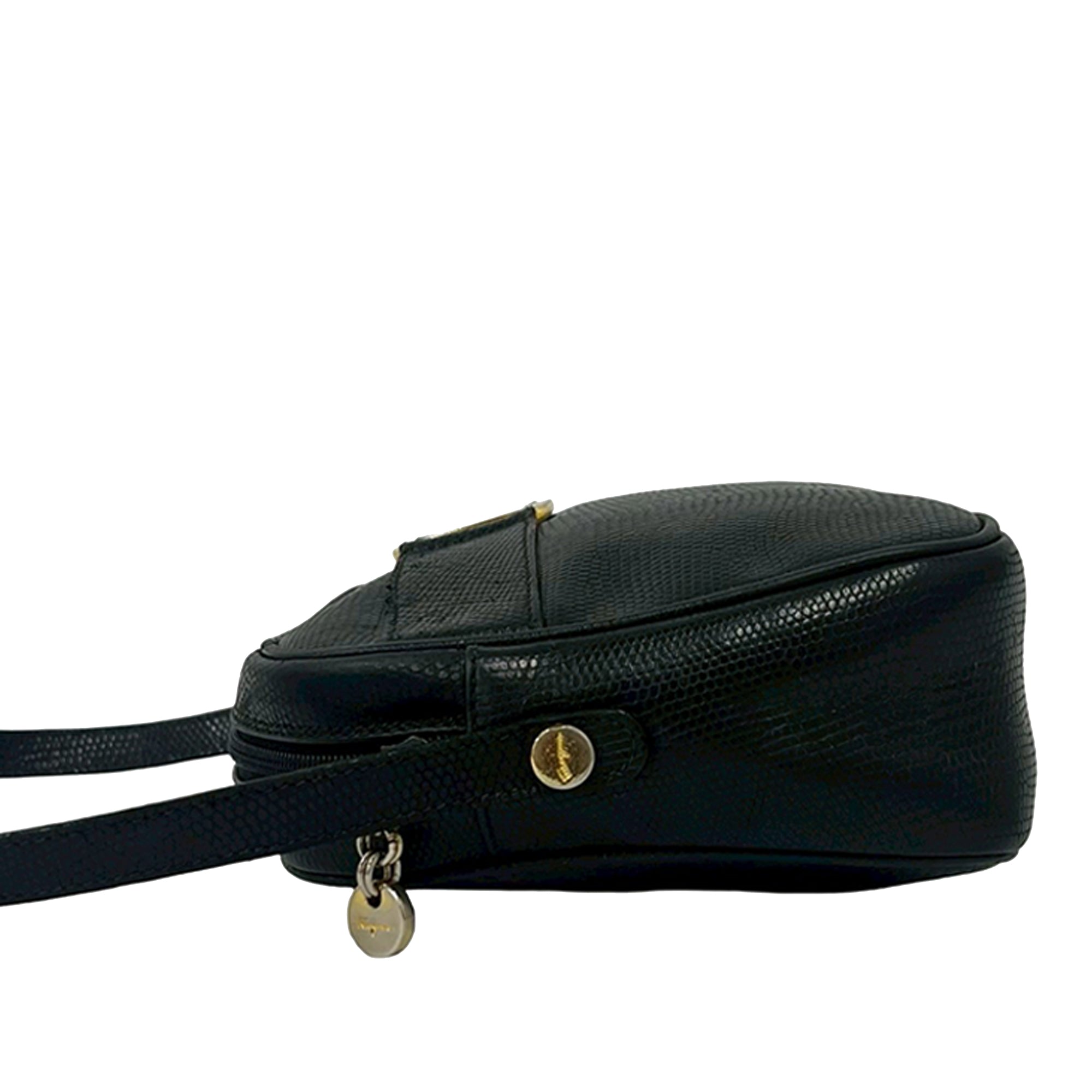 Lizard Embossed Leather Vara Crossbody - Image 7