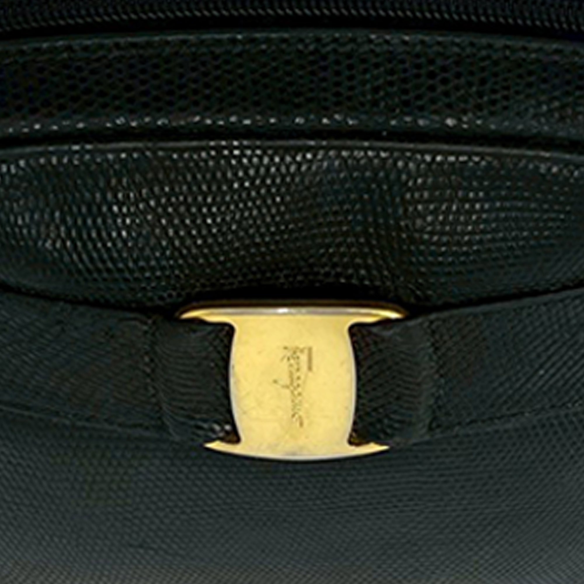 Lizard Embossed Leather Vara Crossbody - Image 8