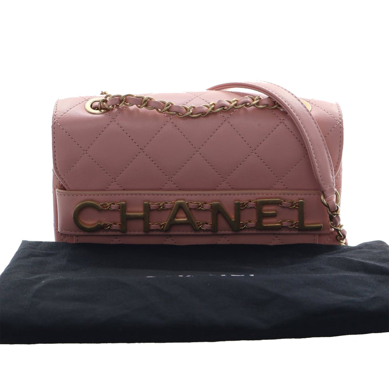 Small Quilted Calfskin Enchained Flap - Image 15