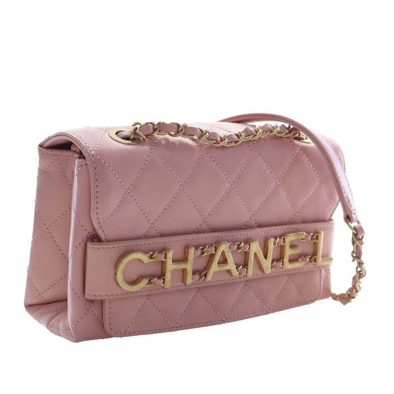 Small Quilted Calfskin Enchained Flap - Image 2