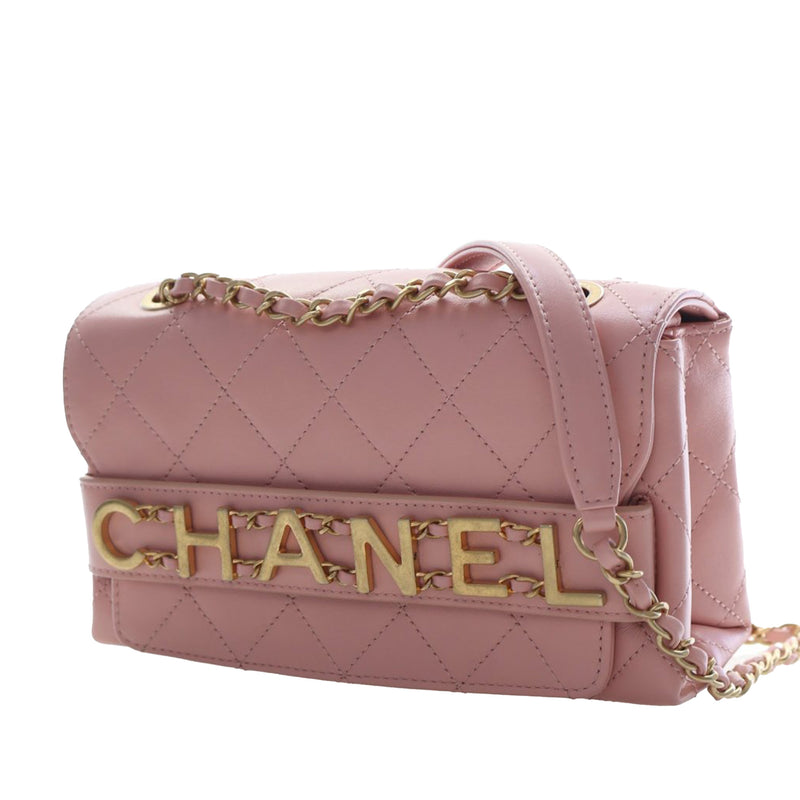 Small Quilted Calfskin Enchained Flap - Image 3