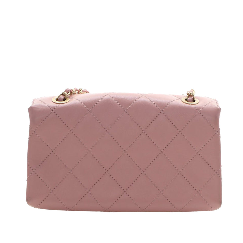 Small Quilted Calfskin Enchained Flap - Image 4