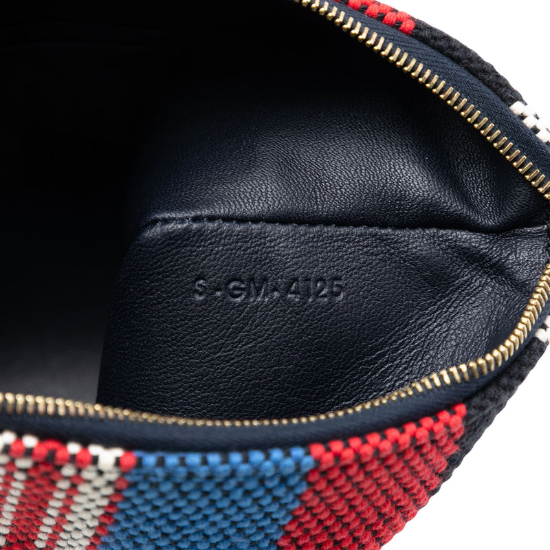 Canvas Striped Solo Pouch - Image 6