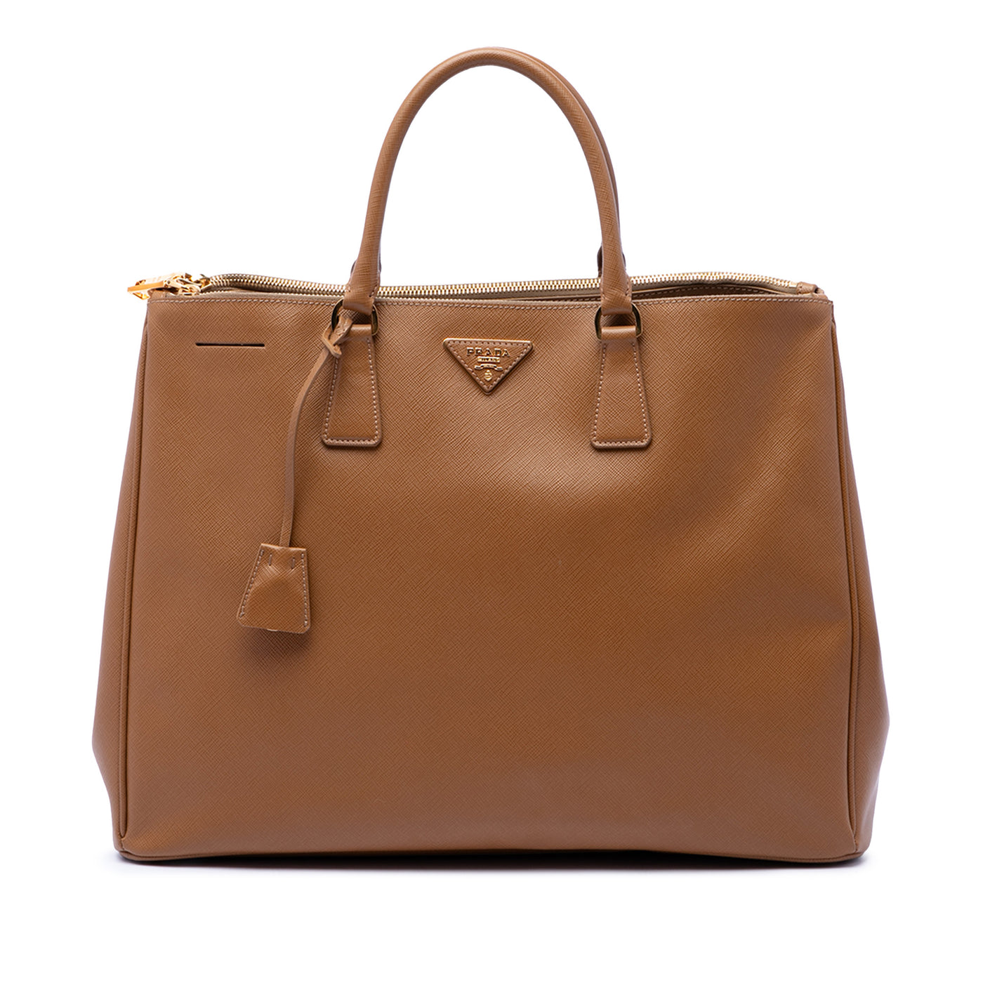Extra Large Saffiano Lux Galleria Double Zip Tote - Image 1