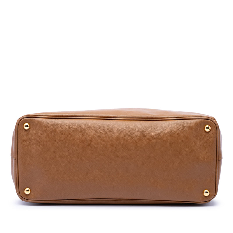 Extra Large Saffiano Lux Galleria Double Zip Tote - Image 3