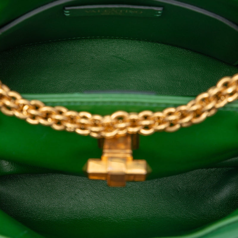Small Nappa Roman Stud The Handle Bag - Image 4