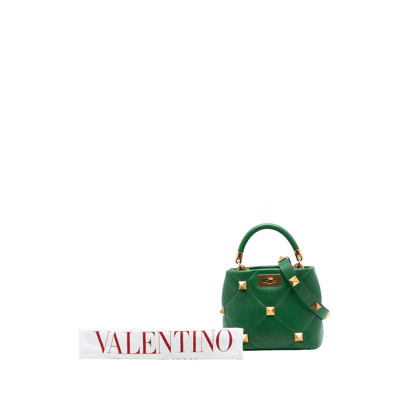 Small Nappa Roman Stud The Handle Bag - Image 7