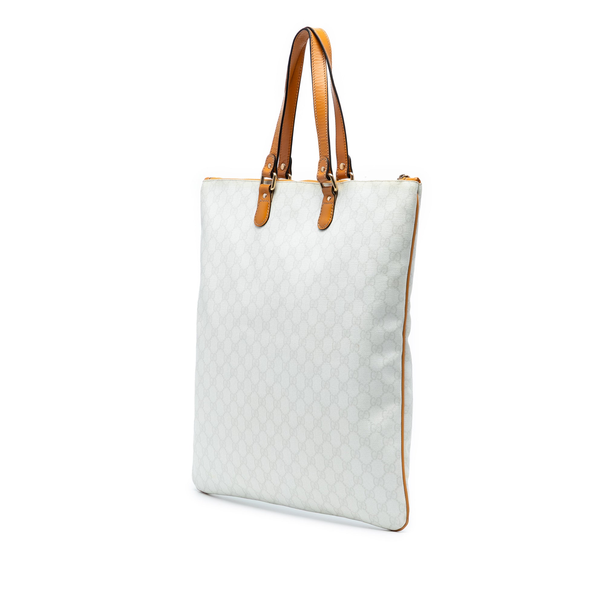 GG Supreme Heritage Logo Flat Zip Tote - Image 2