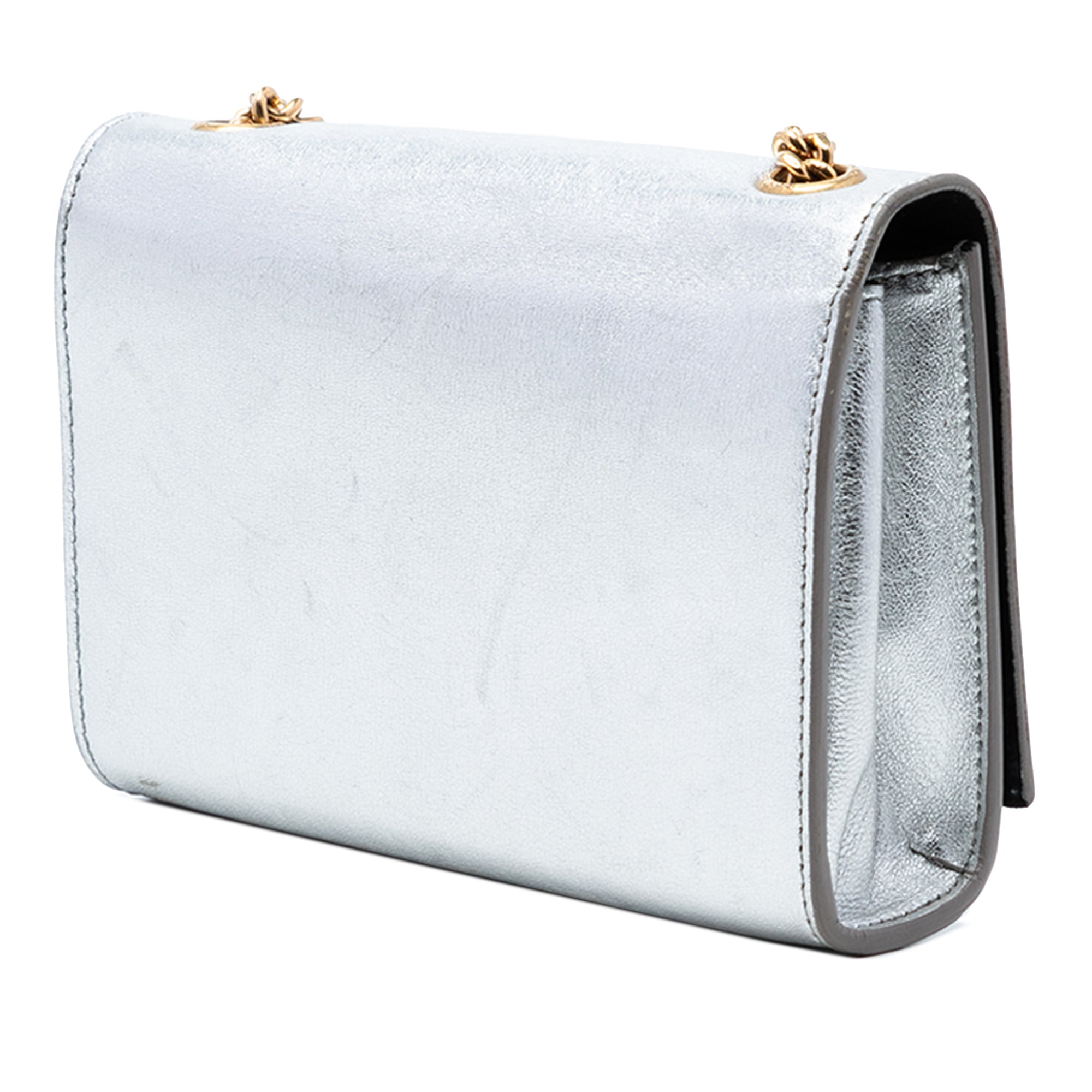 Small Metallic Calfskin Monogram Kate Tassel Crossbody - Image 2