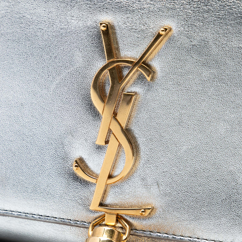 Small Metallic Calfskin Monogram Kate Tassel Crossbody - Image 5