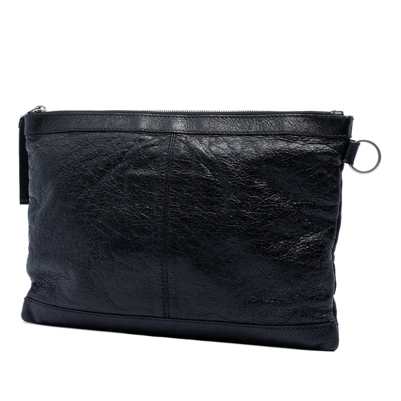 Lambskin Motocross Classic Clip Clutch M - Image 2