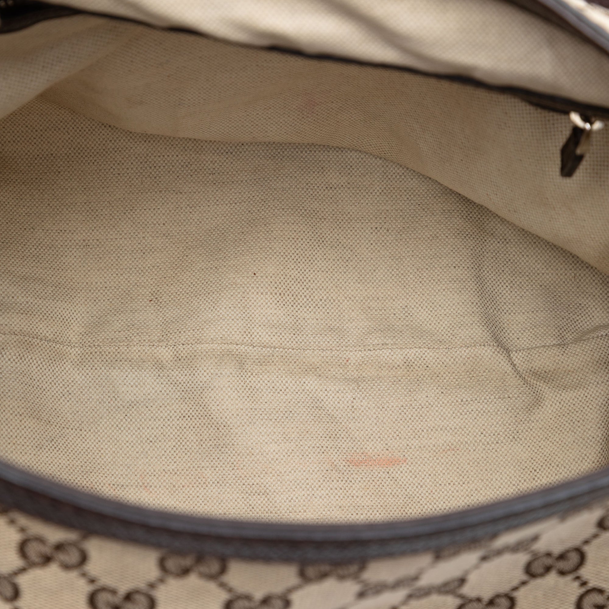 Large GG Canvas Techno Horsebit Satchel - Image 4