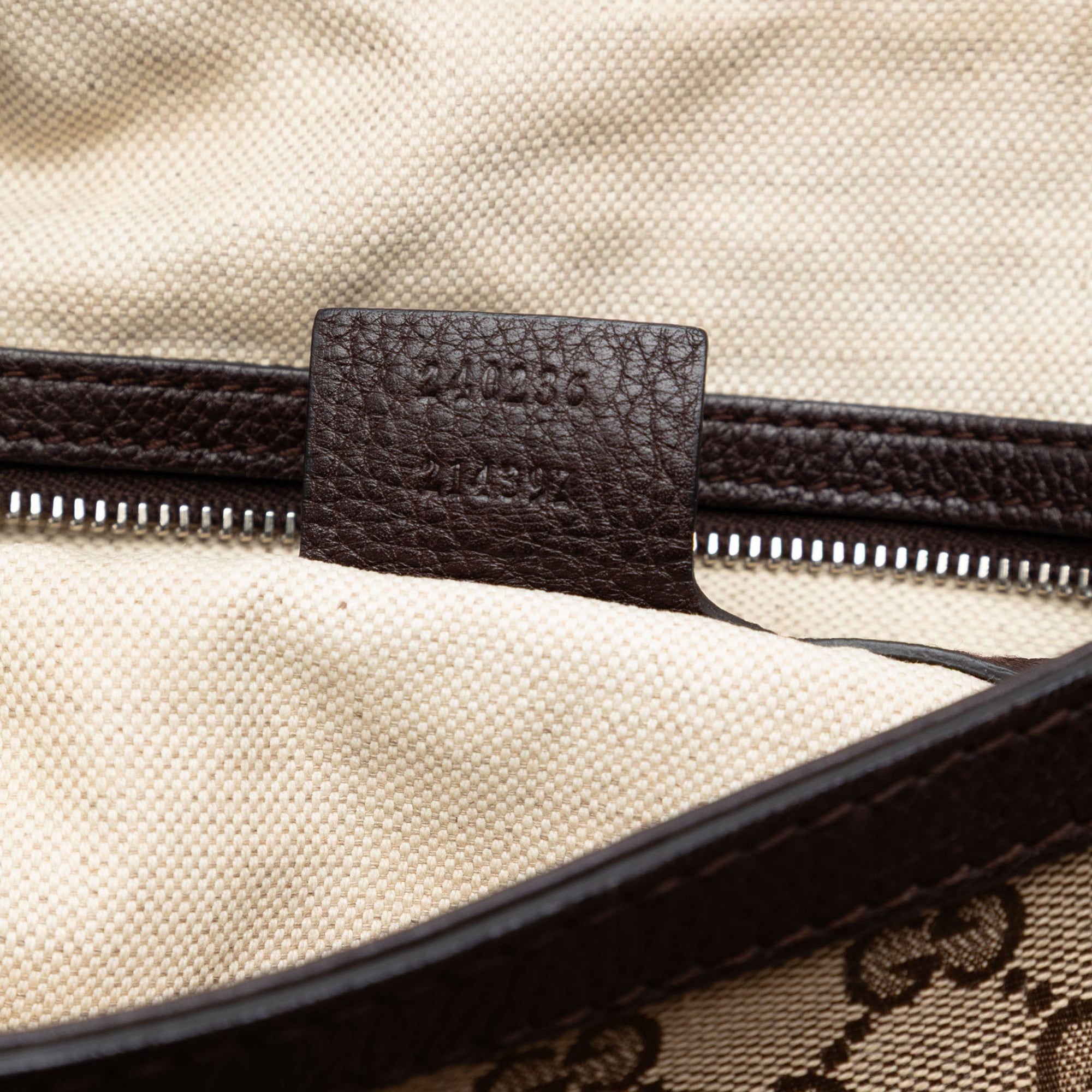 Large GG Canvas Techno Horsebit Satchel - Image 6