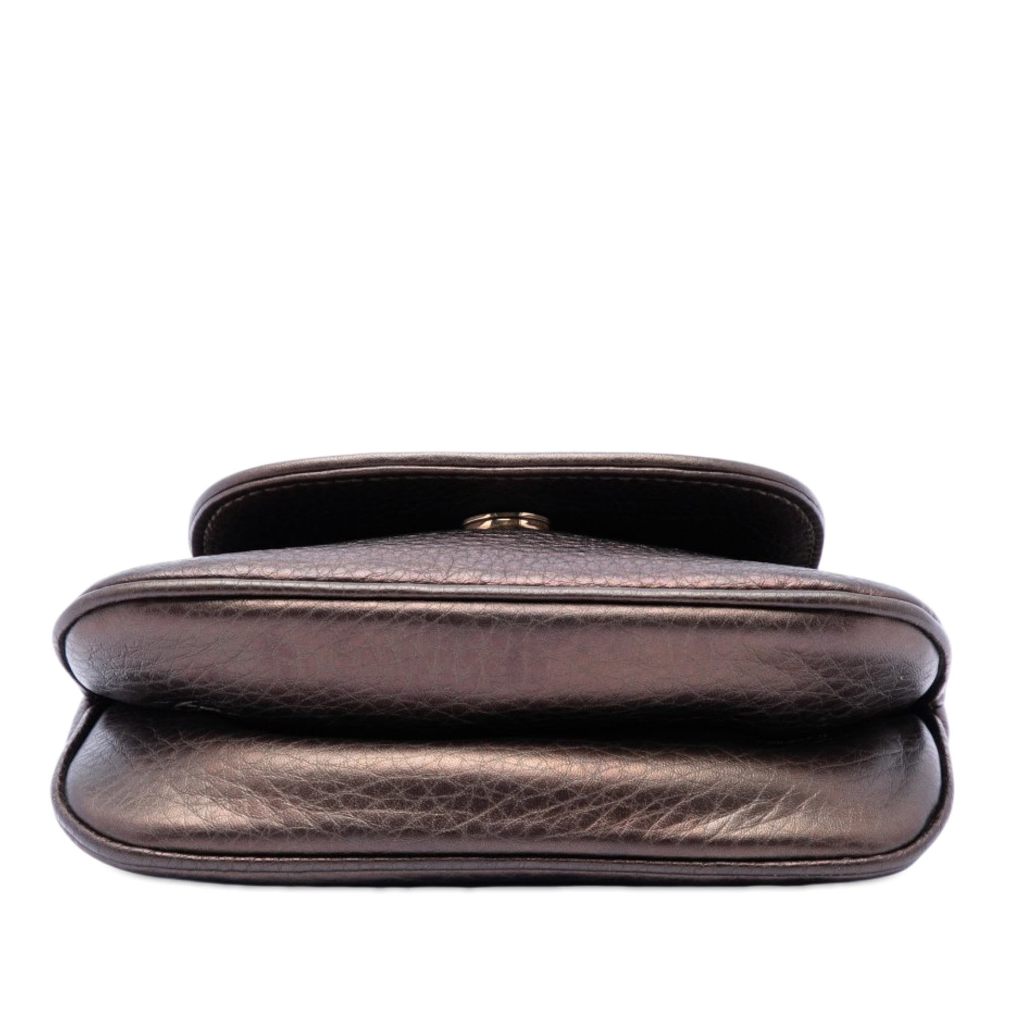 Small Metallic Pebbled Calfskin 1973 Chain Crossbody - Image 3