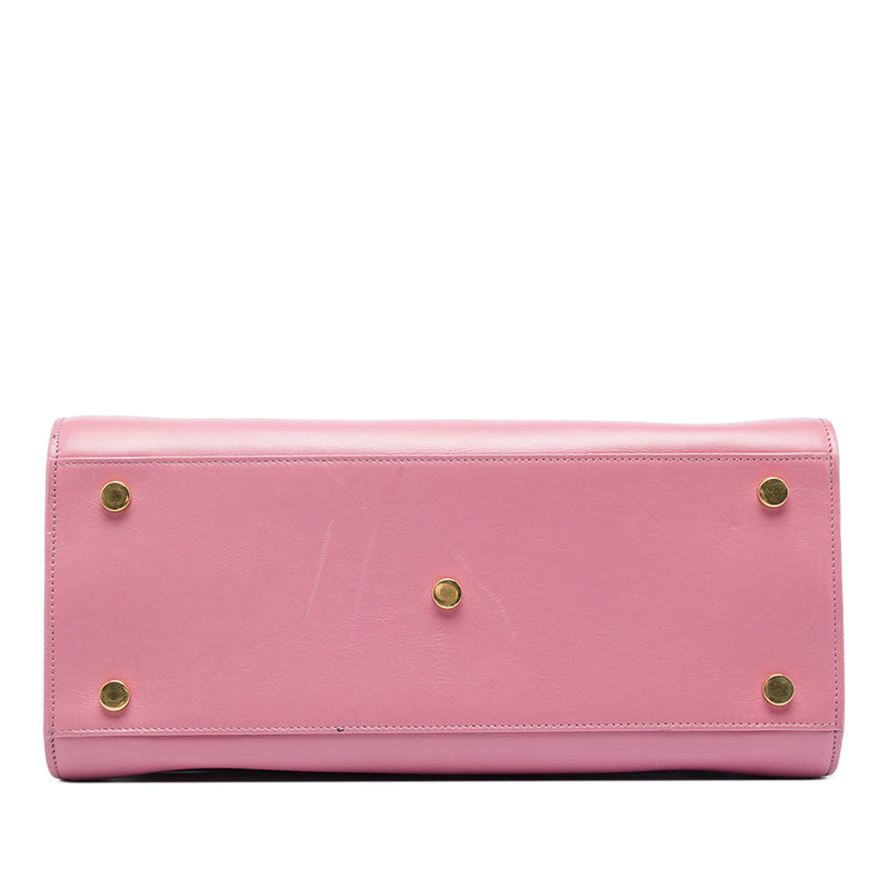 Small Leather Sac De Jour Satchel - Image 3