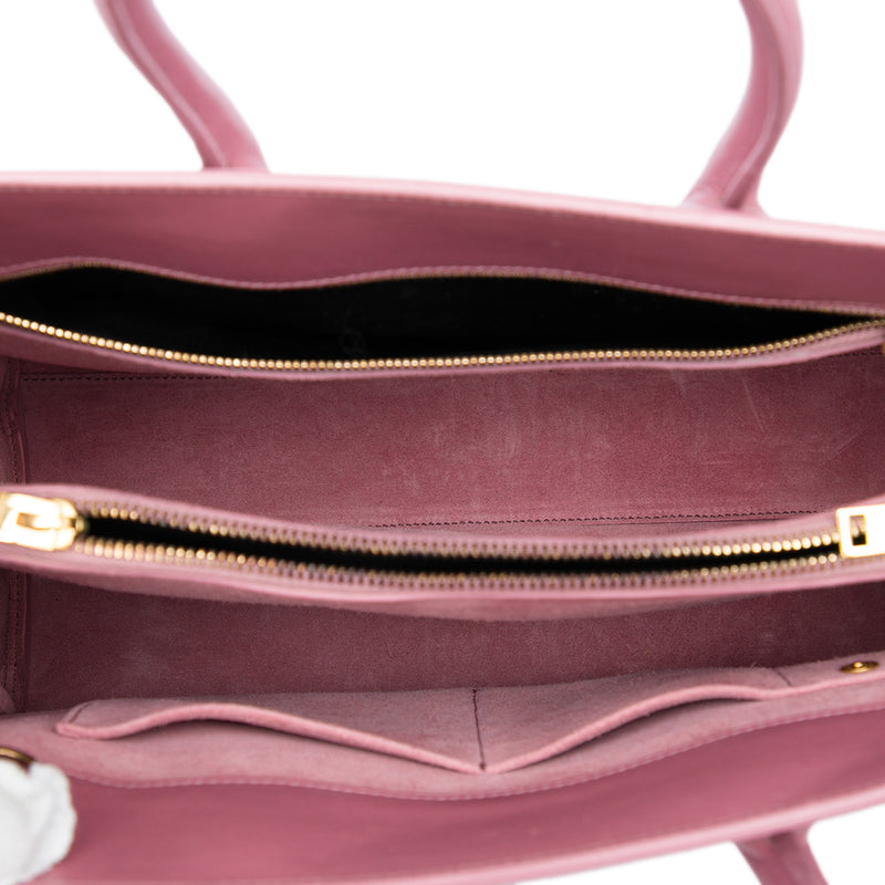 Small Leather Sac De Jour Satchel - Image 4
