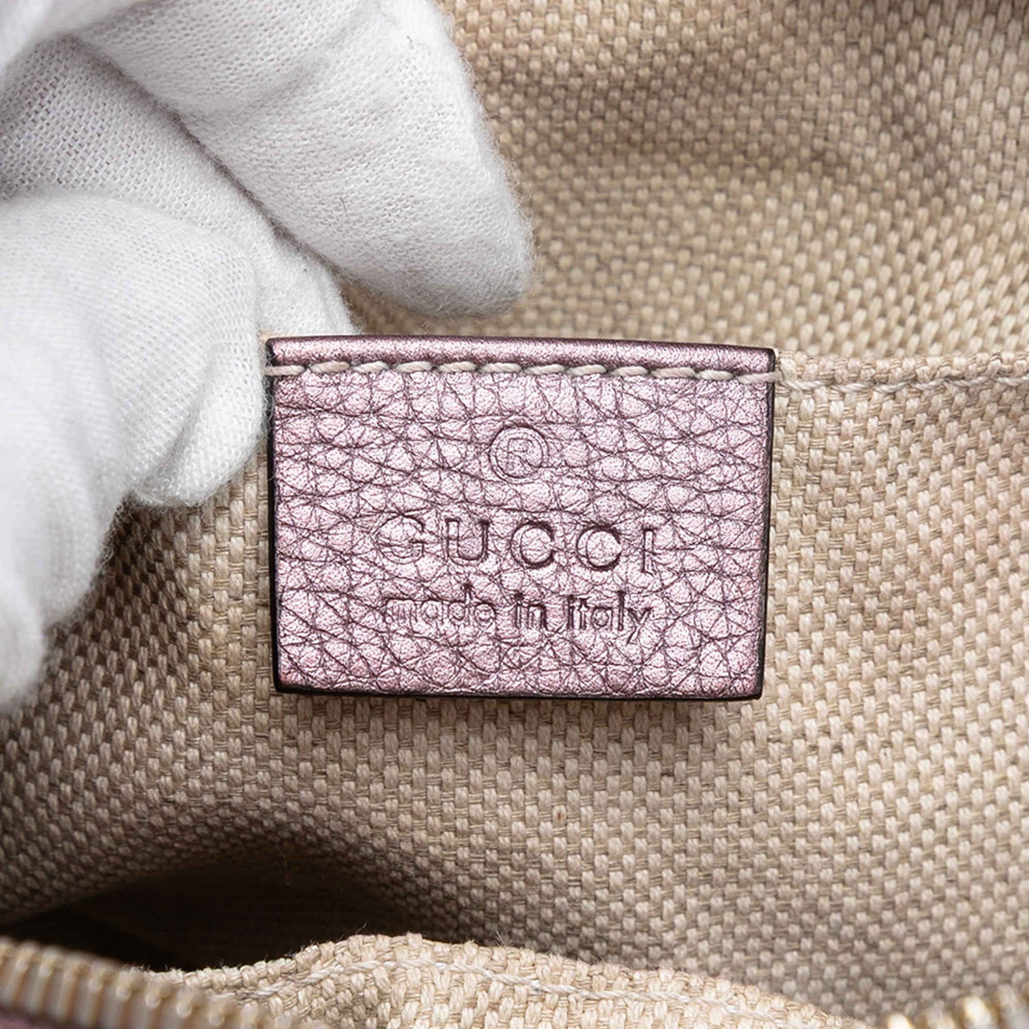 Metallic Leather Soho Disco Crossbody - Image 5