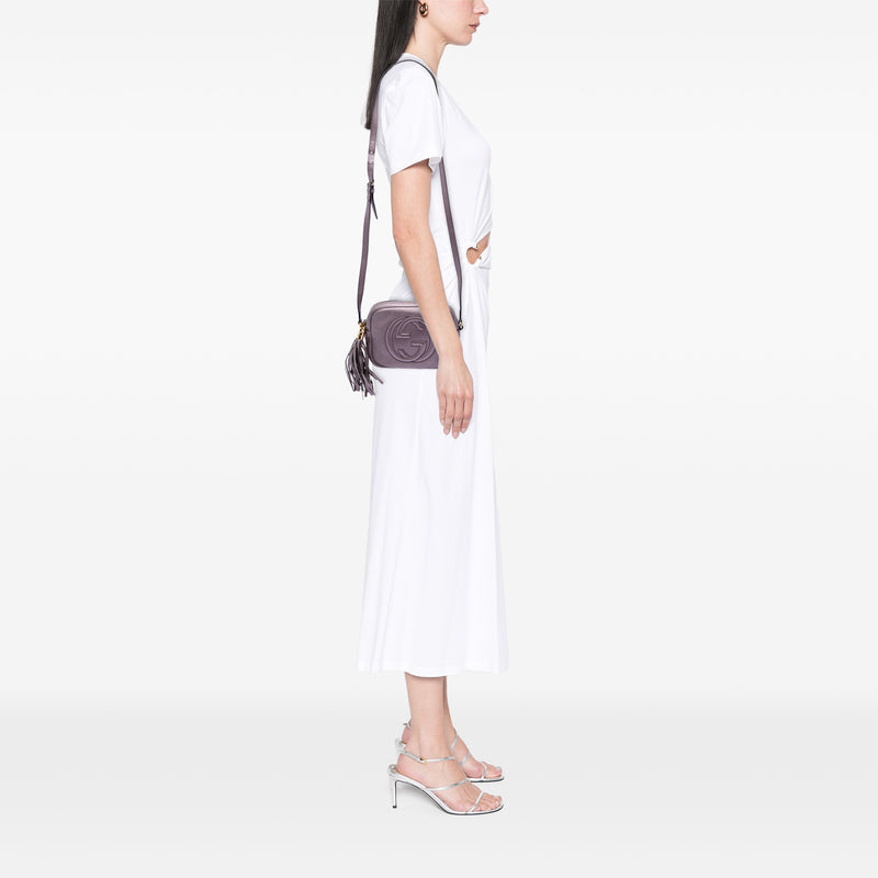 Metallic Leather Soho Disco Crossbody - Image 7