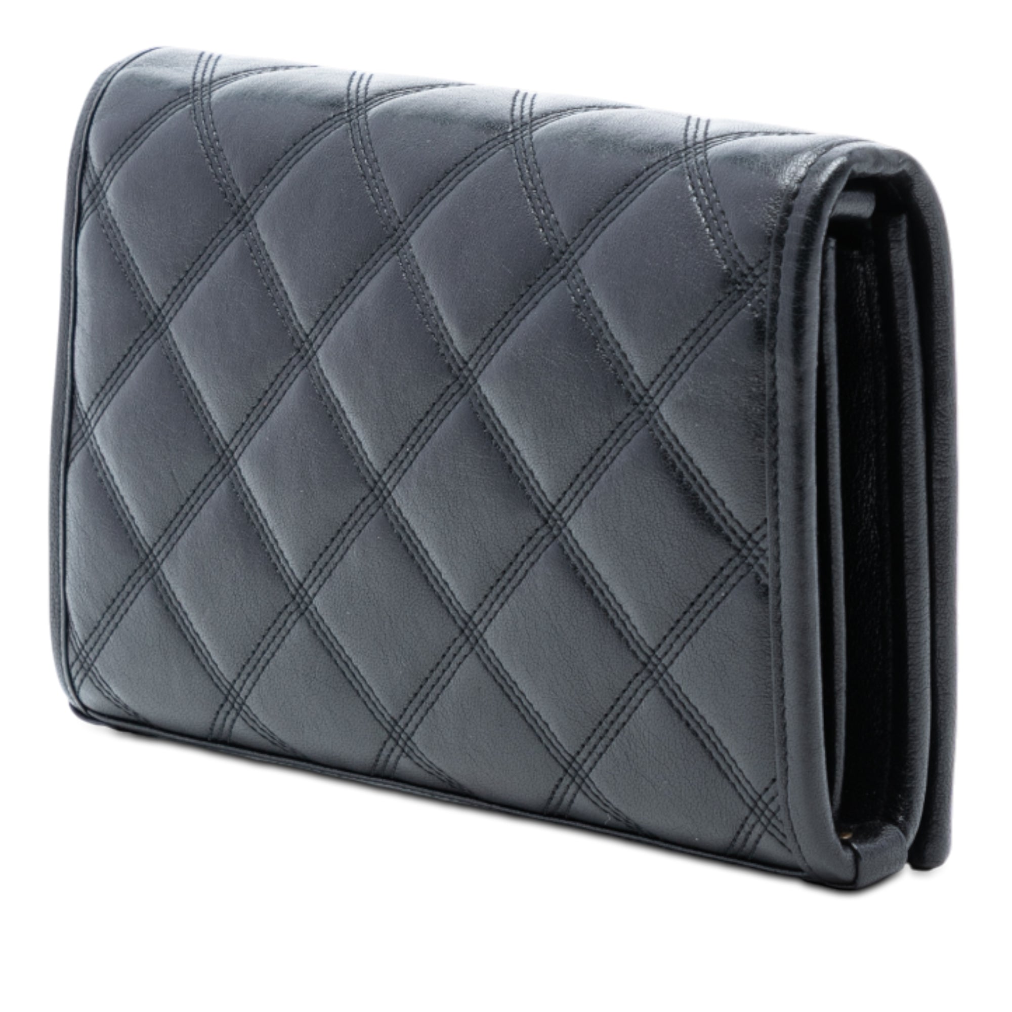 Quilted Diamond Lambskin Becky Wallet on Chain - Image 2