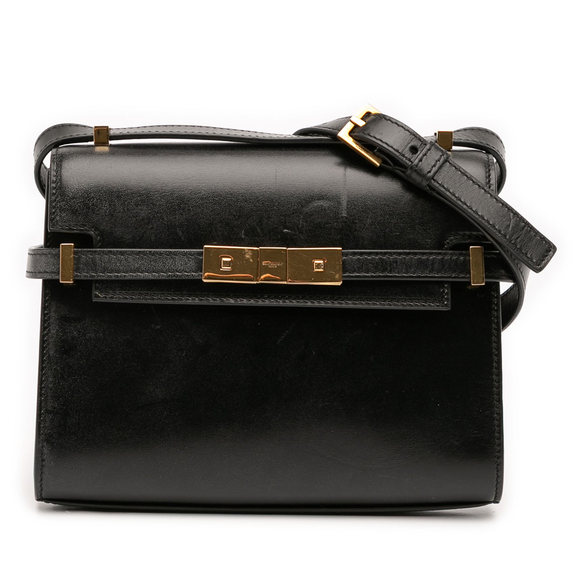Mini Box Calfskin Manhattan Shoulder Bag - Image 1