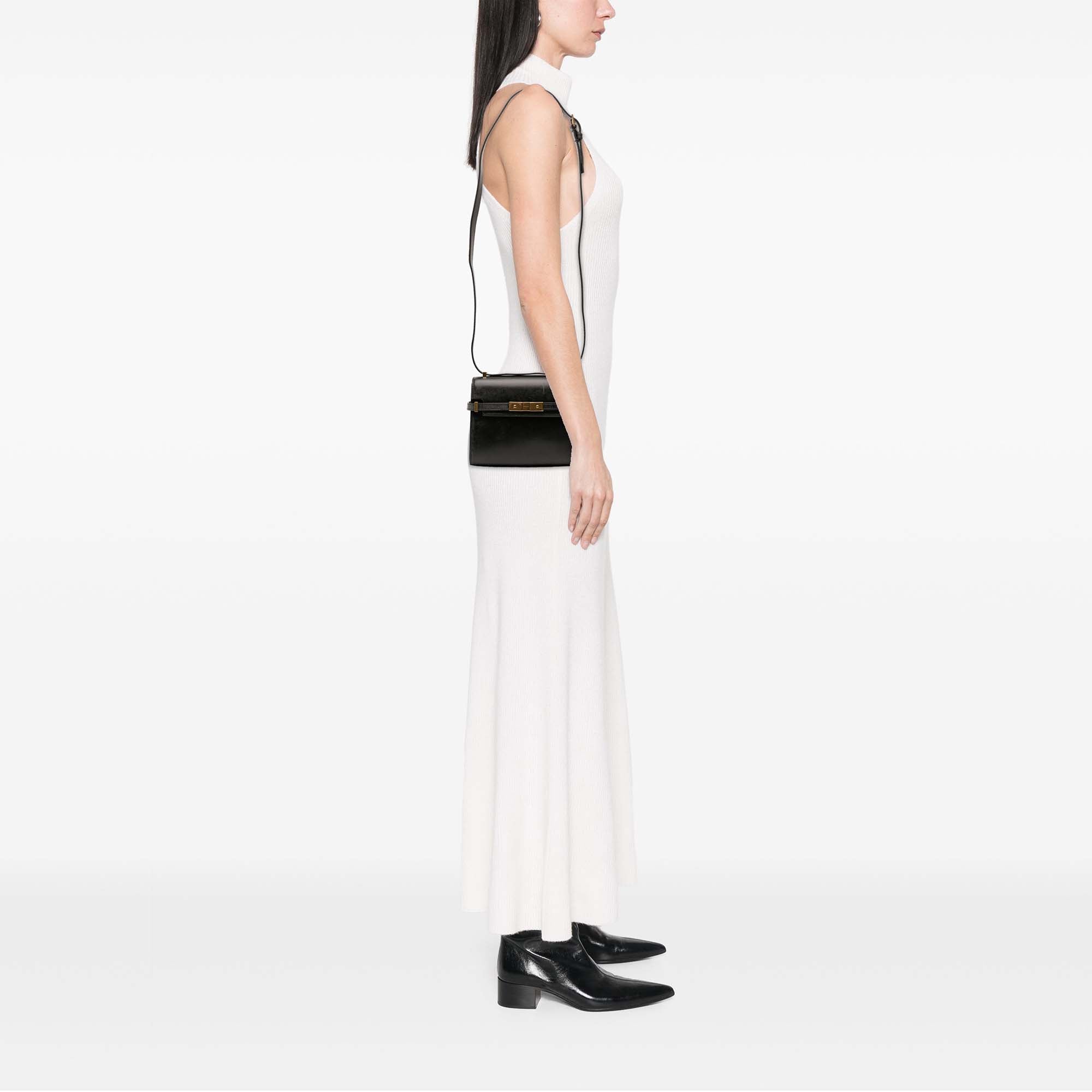 Mini Box Calfskin Manhattan Shoulder Bag - Image 11