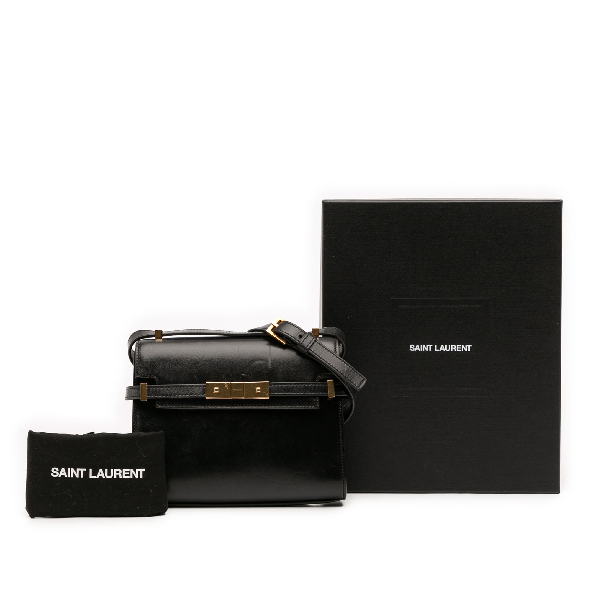 Mini Box Calfskin Manhattan Shoulder Bag - Image 12