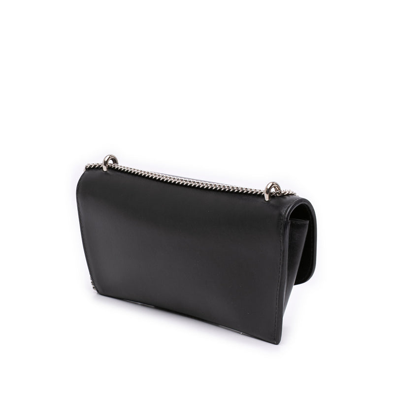 Calfskin Envelope Clutch With Chain - Image 2