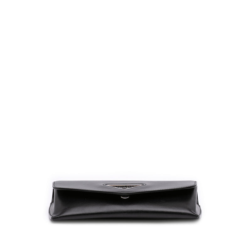 Calfskin Envelope Clutch With Chain - Image 3